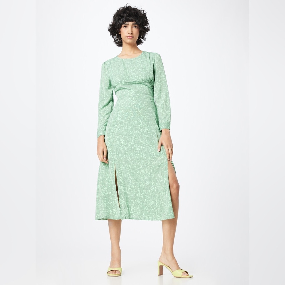 NastyGal Midi Dress in Floral Mint NWT Size 8 Spring Dress Floral Dress